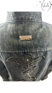 Fendi Jeans Floral Denim Jacket – Embroidered Archive, Hardware detail | Sold Attire