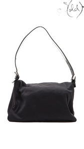 Fendi Mamma Baguette black jersey shoulder bag 26325 - view 2