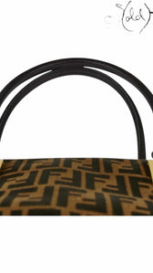 Fendi Mia Shopper Tote Zucca Canvas – Archive Edition, Interior view | Sold Attire