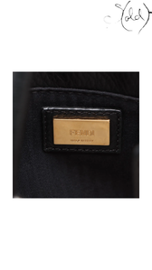 Fendi Petit 2Jours Black Leather Bag 8BH253 view 8