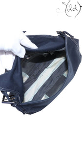 Fendi Mama Denim Shoulder Bag Blue Limited Edition, Side view | Sold Attire