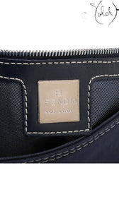 Fendi Mama Denim Shoulder Bag Blue Limited Edition, Strap detail | Sold Attire