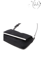 Fendi Small Mamma Baguette black jersey shoulder bag - view 3
