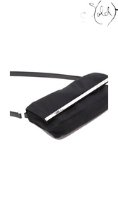 Fendi Small Mamma Baguette black jersey shoulder bag - view 4