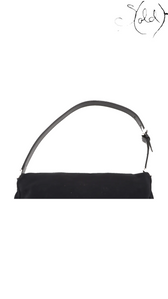 Fendi Small Mamma Baguette black jersey shoulder bag - view 6