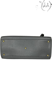 Fendi Petite 2Jours Leather Tote Grey Elite, Interior view | Sold Attire