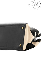 Fendi 2Jours Vitello Elite Cow Print Tote 2010s, Interior view | Sold Attire