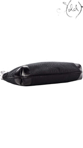 FENDI Zucchino Monogram Hobo – Black Canvas & Leather, Detail view | Sold Attire