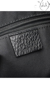 Sold Attire Gucci 00s shoulder bag interior leather logo stamp and zipper detail