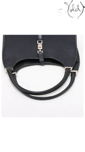 gucci jackie navy black canvas, detail view 4