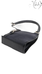 gucci jackie navy black canvas, detail view 2