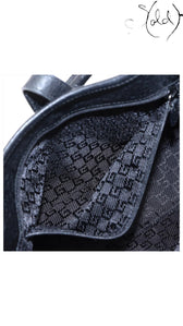 gucci jackie navy black canvas, detail view 7
