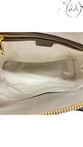 Gucci Brown Horsebit Handbag with Gold Hardware, Interior view | Sold Attire