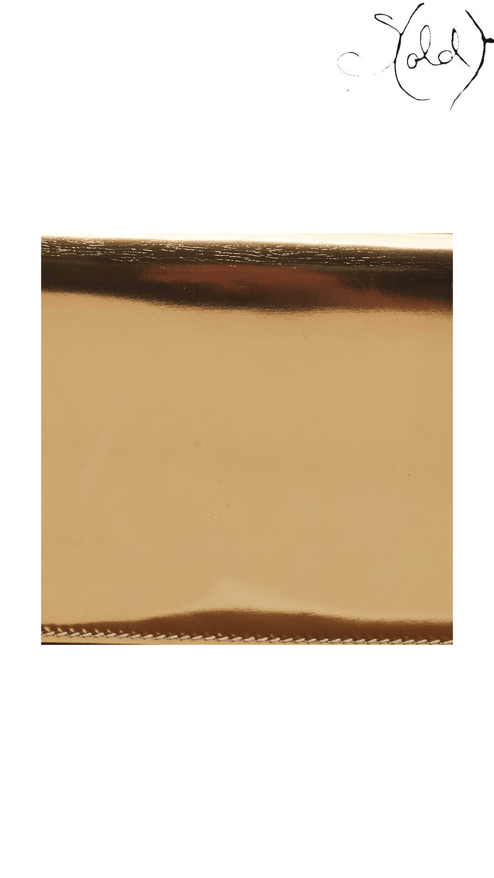 Gucci Gold Patent Leather Crystal Tassel Clutch 4