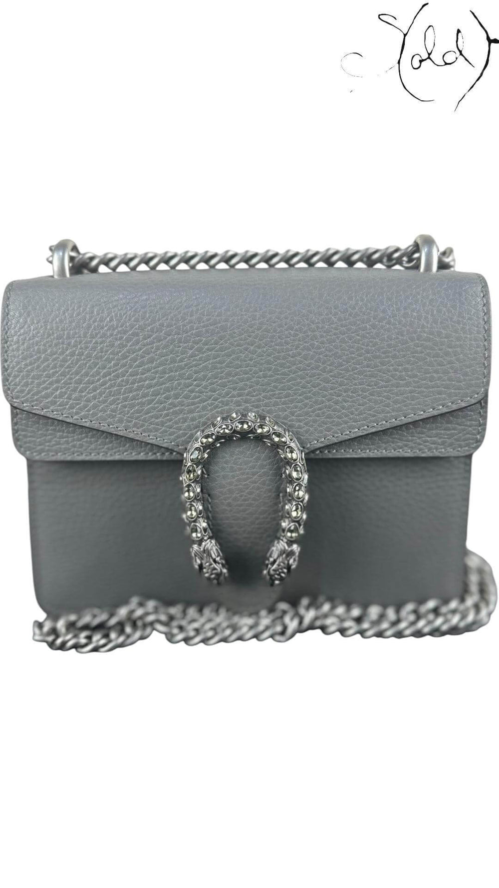 Gucci Dionysus Mini – GG Supreme Monogram, Back view | Sold Attire