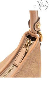 Gucci GG Canvas Abbey D Ring Shoulder Bag, Detail view | Sold Attire