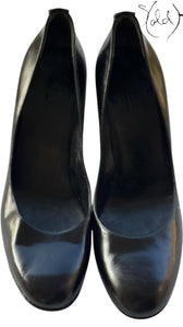 Gucci GG Heel Pumps – Patent Authority, Authenticated Pre-Owned | Sold Attire
