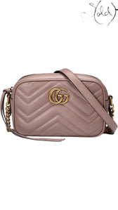 GUCCI GG MARMONT CAMERA BAG – DUSTY ROSE | SOLD ATTIRE, Authenticated Pre-Owned | Sold Attire