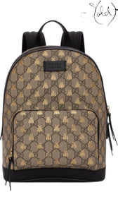 Gucci GG Supreme Bestiary Backpack with Bee Embroidery, Authenticated Pre-Owned | Sold Attire