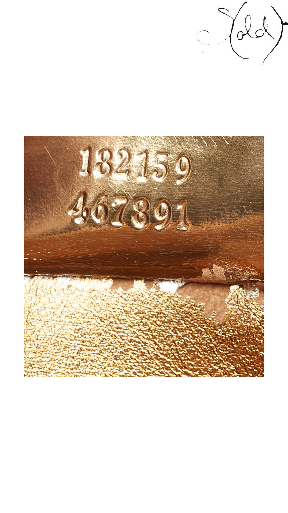 Gucci Gold Patent Leather Crystal Tassel Clutch 8