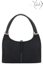gucci jackie navy black canvas, detail view 1
