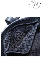 gucci jackie navy black canvas, detail view 7