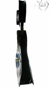 GUCCI Jackie Tom Ford Patent Black– Y2K Revival, Side view | Sold Attire