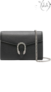 Gucci Mini Dionysus Leather Clutch Black, Authenticated Pre-Owned | Sold Attire