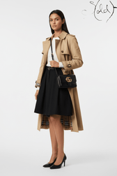 Gucci Arli Small Shoulder Bag Black Leather GG Hardware, Base view | Sold Attire