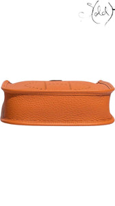 HERMÈS Évelyne TPM 16 – Orange Clemence, Interior view | Sold Attire