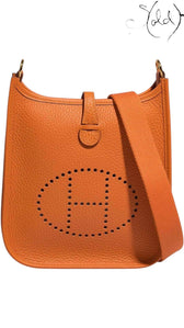 HERMÈS Évelyne TPM 16 – Orange Clemence, Authenticated Pre-Owned | Sold Attire