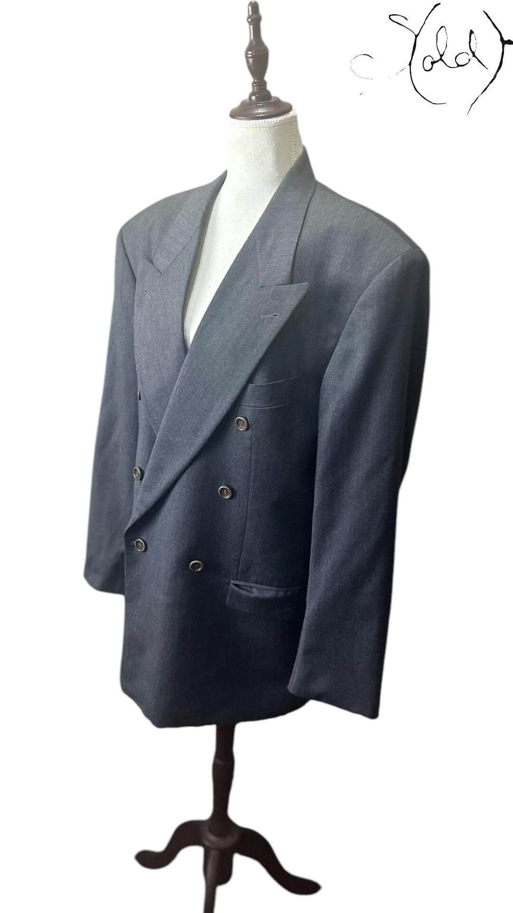 Hugo Boss Al Capone Suit Virgin Wool EU50 Vintage Classic, Detail view | Sold Attire