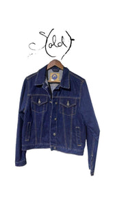 Indigo Denim Jacket - Vintage Classic Cool, Authenticated Pre-Owned | Sold Attire