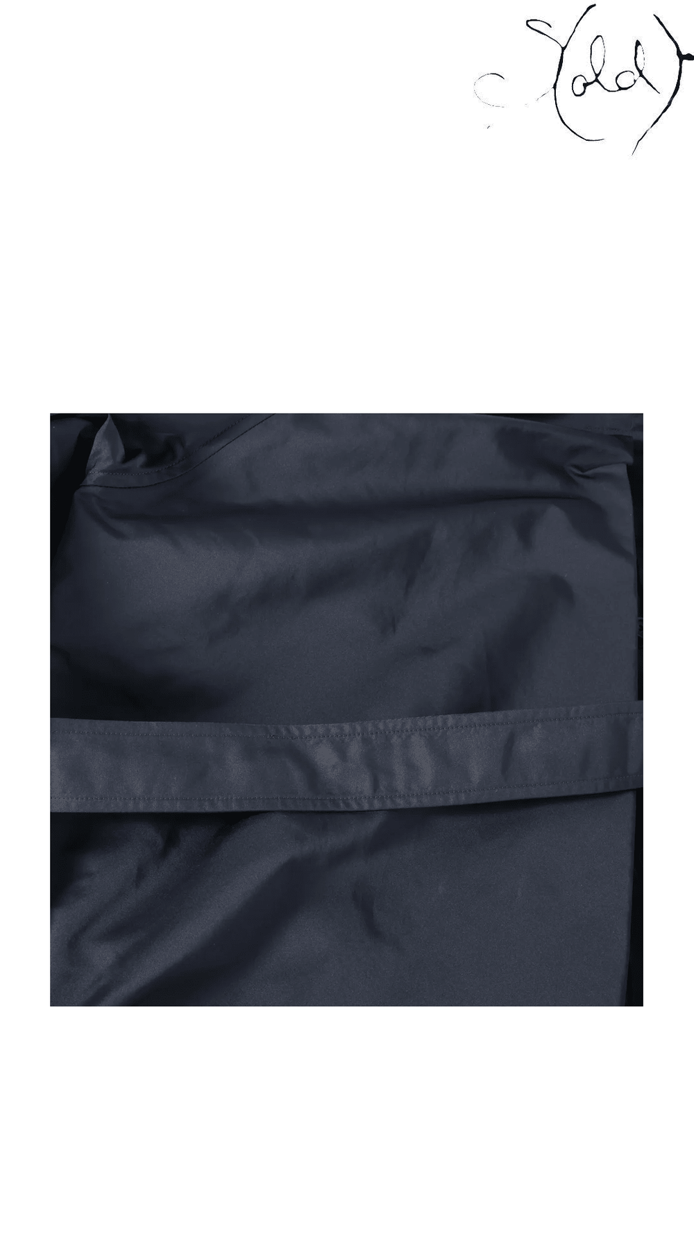 Jil Sander Navy Belted Coat Size 32 - view 10