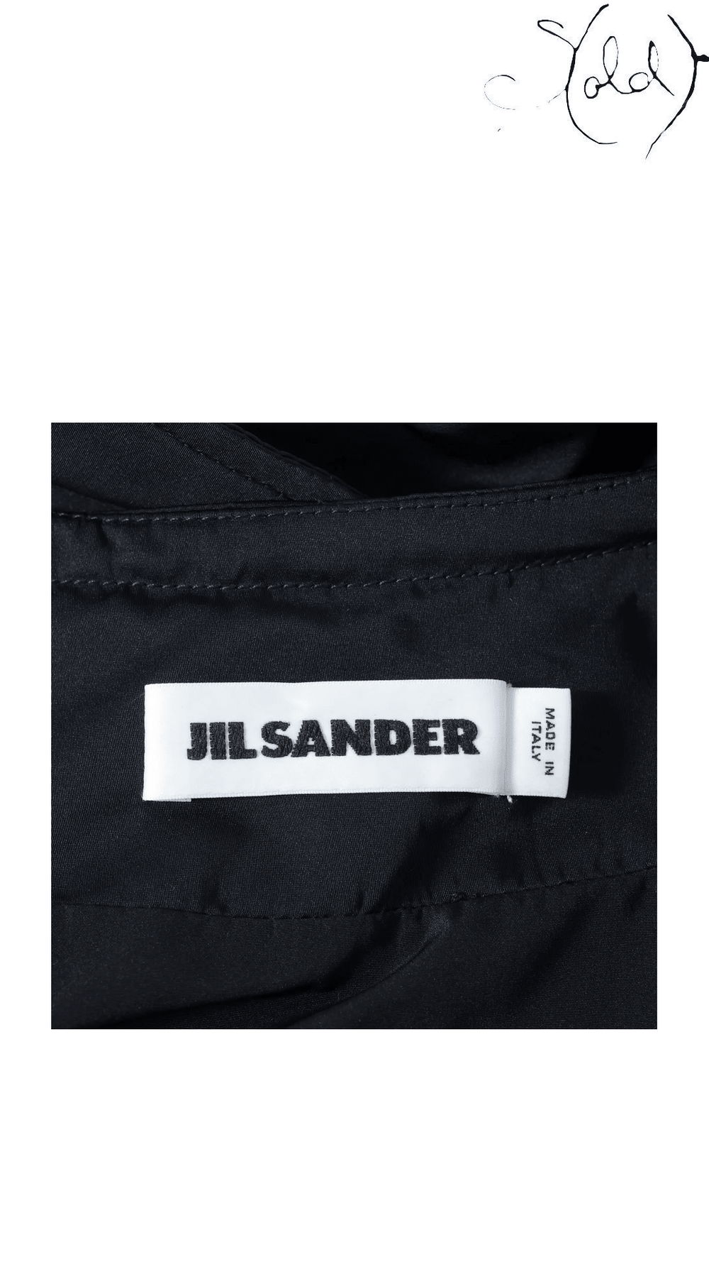 Jil Sander Navy Belted Coat Size 32 - view 6