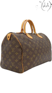 Louis Vuitton 2020 Monogram Speedy 35, Back view | Sold Attire