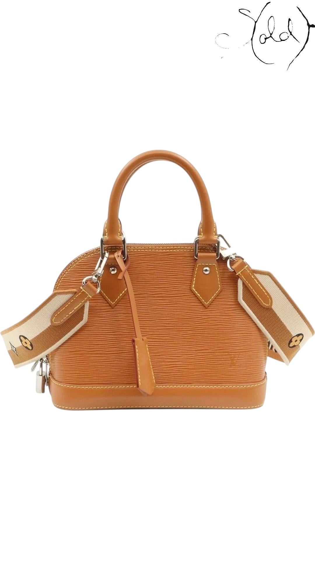 Louis Vuitton Alma BB in Gold Miel Epi Leather – Archival Petite Icon | Sold Attire - Sold Attire