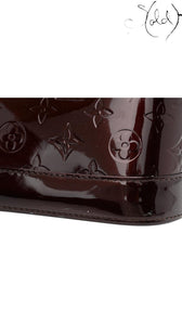Louis Vuitton Alma BB Vernis – Amarante Patent, Interior view | Sold Attire