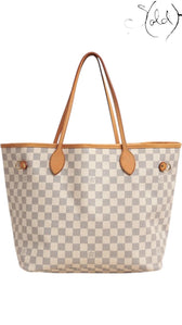 Louis Vuitton Neverfull MM Azur Damier Canvas 2010, Authenticated Pre-Owned | Sold Attire