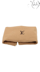 Sold Attire brown Monogram coated canvas Pochette Accessoires M51980 with top zip closure and slim shoulder strap.