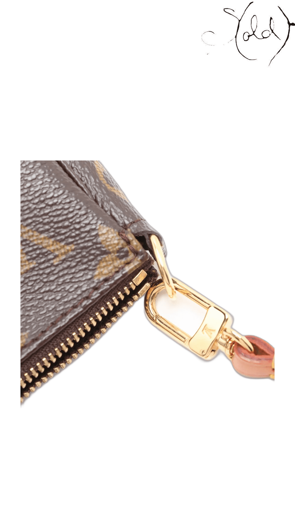 Louis Vuitton Pochette Accessoires M51980 AR1012 zipper, clasp and strap hardware - view 10