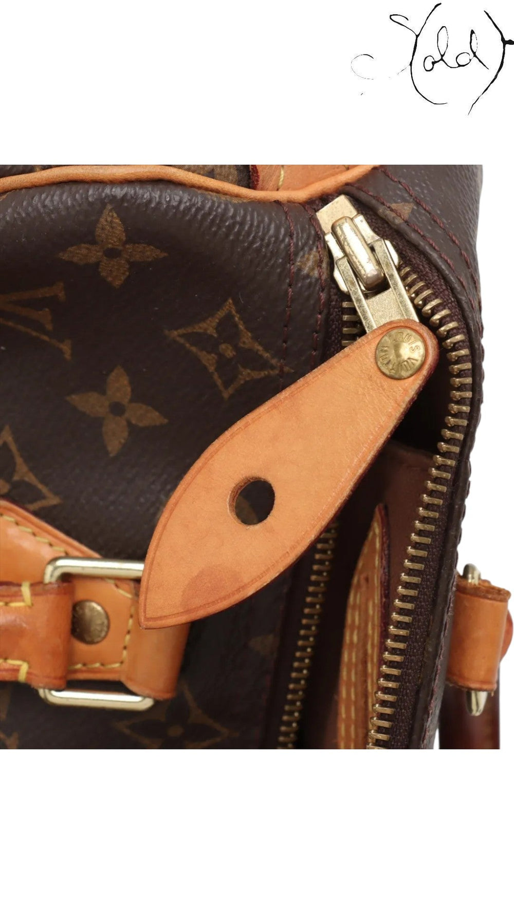 Louis Vuitton Speedy 30 Monogram Canvas, Lining detail | Sold Attire