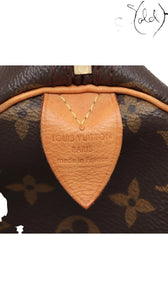 Louis Vuitton Speedy 30 Monogram Canvas, Close-up | Sold Attire