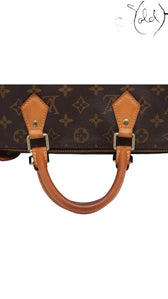 Louis Vuitton Speedy 30 Monogram Canvas, Hardware detail | Sold Attire