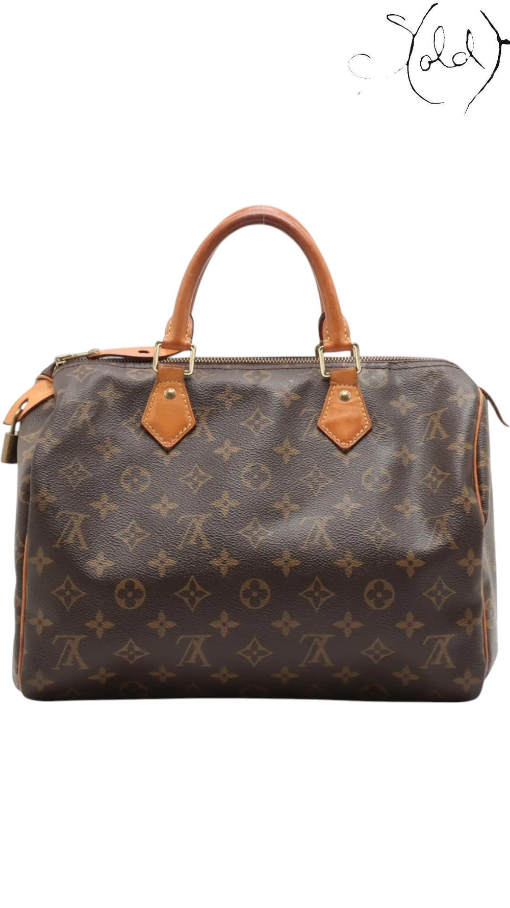 Louis Vuitton Speedy 30 Monogram Canvas, Back view | Sold Attire