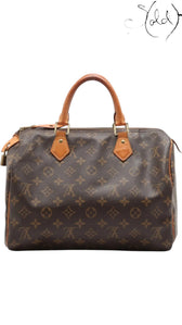 Louis Vuitton Speedy 30 Monogram Canvas, Back view | Sold Attire