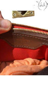 Louis Vuitton Bergamo MM – Damier Ebene, Base view | Sold Attire