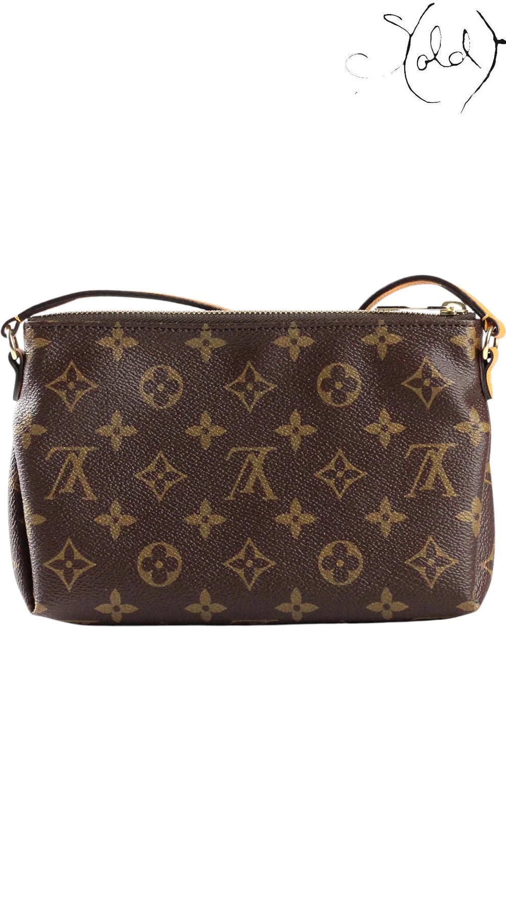 Louis Vuitton Pallas Clutch Monogram Canvas Employee Uniform 2018, Back view | Sold Attire