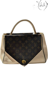 Louis Vuitton Double V Crema Monogram – Parisian Contrast, Back view | Sold Attire