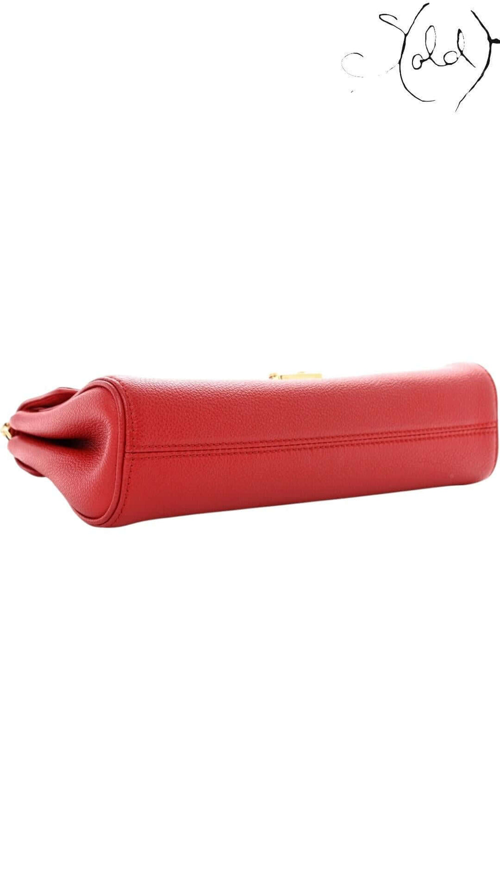LOUIS VUITTON Empreinte Saint Germain PM – Cherry Calfskin Icon, Detail view | Sold Attire